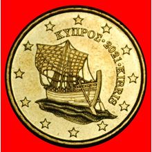 Ⰶ GREECE (2008-2024):CYPRUS★10 CENTS 2021! SHIP NORDIC GOLD★LOW START★NO RESERVE
