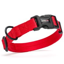 Nylon Collar W3/8" L9"-13" Red