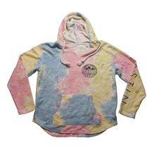 Womens Hoodie Size L Unique Destination Destin Florida Summer Paradise Tie-Dye