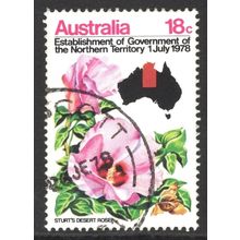 AUSTRALIA 1978: ESTABLISHMENT OF THE NT GOVERNMENT - 18c USED (G6)