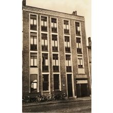 Postcard Youth Hostel "De Branding" in Ostend, Belgium. Real photo. Unposted