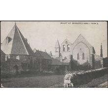 Mount St Bernard's Abbey, from East, Leicestershire, 1928 - Photochrom Postcard