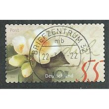 GER 2003 €0.55 (S/A) 'GREETING STAMP -ROSE' FINE USED (EBID42-753)