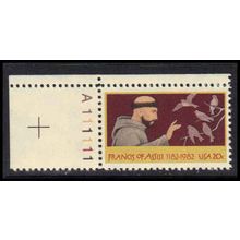 2023 20c Saint Francis Fine MNH P#S UL A111111 ZA3231
