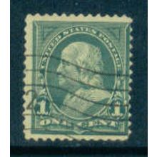 Used 279 1c Benjamin Franklin Average M04250
