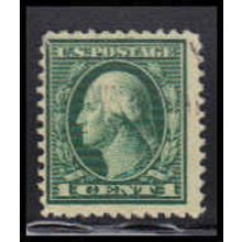 Used 498 1c George Washington Barely Clears K3090