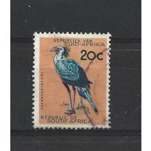 SouthAfrica.SG208 20c Secretary Bird.Variety Unchecked.Fine Used.Aug25o