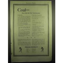 1918 Hercules Powder Ad - Coal