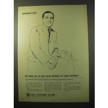 1964 Bell Telephone Ad - 40% Sales By Long Distance