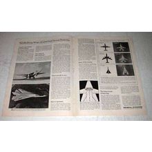 1966 General Dynamics F-111 Ad - Variable Sweep Wings