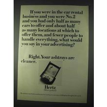 1966 Hertz Rent-a-Car Ad - What Would You Say?