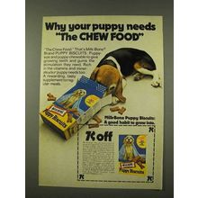 1973 Milk-Bone Puppy Biscuits Ad - The Chew Food