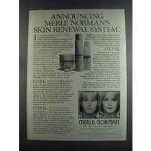 1982 Merle Norman Skin Renewal System Ad