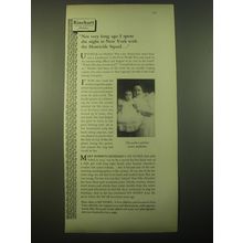 1948 Rinehart & Company My Story Book Ad - Not very long ago I spent the night