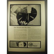 1954 Capitol Records Advertisement - The sound and the Jury