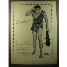 1954 Talon Zippers Ad - Be vigilant