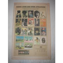 1973 Synergisms Posters Ad - Naked Ladies and Other Attractions