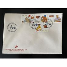 Cabo Verde 2002 Mi. 815 - 818 FDC Cestaria Korbfechterei Artisannat Handicraft