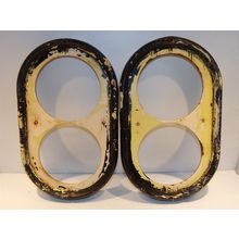 1958 Dodge Truck Headlight Bezels OEM Power Wagon Panel 59 60 61 62 63 64 65 66