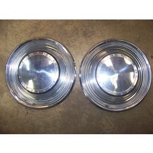 1971 CHRYSLER HUBCAPS 15" OEM PAIR NEW YORKER NEWPORT TOWN & COUNTRY