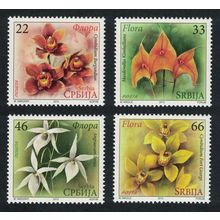 Serbia Orchids 4v 2013 MNH SG#624-627