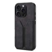 Denior D07 DV Elastic Card Slot PU Back Cover Phone Case, For iPhone 16e, For iP