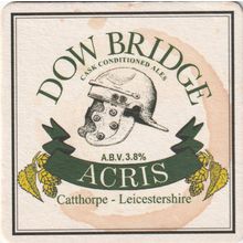 BEER MAT - DOW BRIDGE BREWERY - ACRIS - (Cat 001) - (2013)