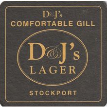 BEER MAT - DJ's COMFORTABLE GRILL - DJ's LAGER - (Cat No 001) - (2015)