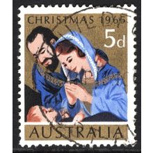 AUSTRALIA 1965: CHRISTMAS - 5d USED (G1)