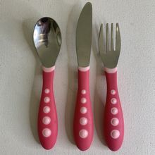 Gerber Lil Trainer 3-Piece Toddler Youth Stainless Flatware Fork Knife Spoon Set