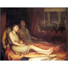 Waterhouse ~ Sleep and His Half-Brother Death Poster Canvas Movie Film Print A0