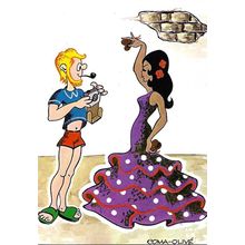 Glamour Fashion TOURIST Postcard (Savir 513)