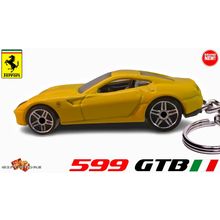 RARE KEYCHAIN YELLOW FERRARI 599 GTB