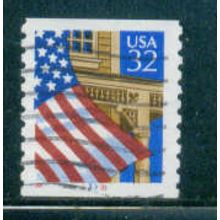 Used 2913 32c U.S. Flag Over Porch Fine CNS 33333 W0838
