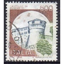 Italy 1980 Castles - Castello Di Rovereto 500L Used