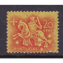 PORTUGAL 1953 20c KNIGHT VALUE USED SG1081 #1