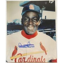 Minnie Minoso Signed Autographed Glossy 8x10 Photo St. Louis Cardinals