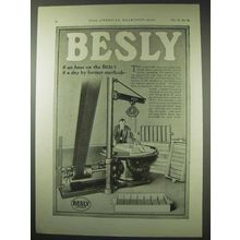 1922 Besly No. 29 Disc Grinder Machine Ad