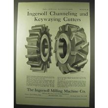1922 Ingersoll Ad - Channeling, Keywaying Cutters