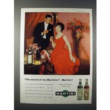 1958 Martini & Rossi Vermouth Ad - The Secret?