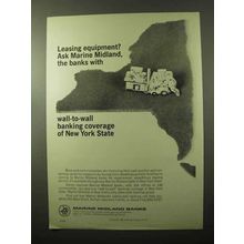 1966 Marine Midland Banks Ad - Leasing Equipment?
