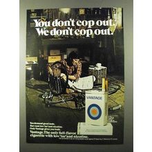 1971 Vantage Cigarettes Ad - We Don't Cop Out