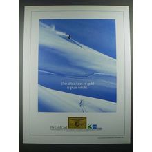 1988 American Express Gold Card Ad - The Attraction is Pure White