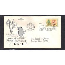 FDC Rose Craft 5c Fleur De Lis (Cachet-Typed/A) CV39355