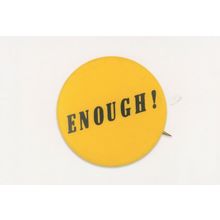 I've Had Enough Please Stop Protest Button Badge Postcard