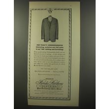 1956 Brooks Brothers Clothing Ad - For today's undergraduates
