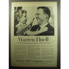 1957 Union Oil Company Advertisement - Warren Buell his child - like yours