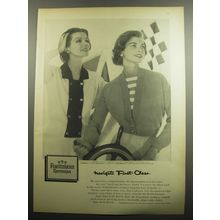 1957 Forstmann Knitwear Advertisement - Navigate First-Class