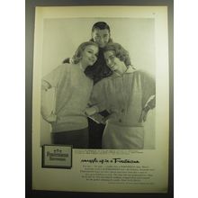 1957 Forstmann Knitwear Advertisement - Snuggle up in a Forstmann