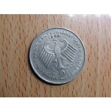 1969j 2 Deutsche Mark Germany Coin